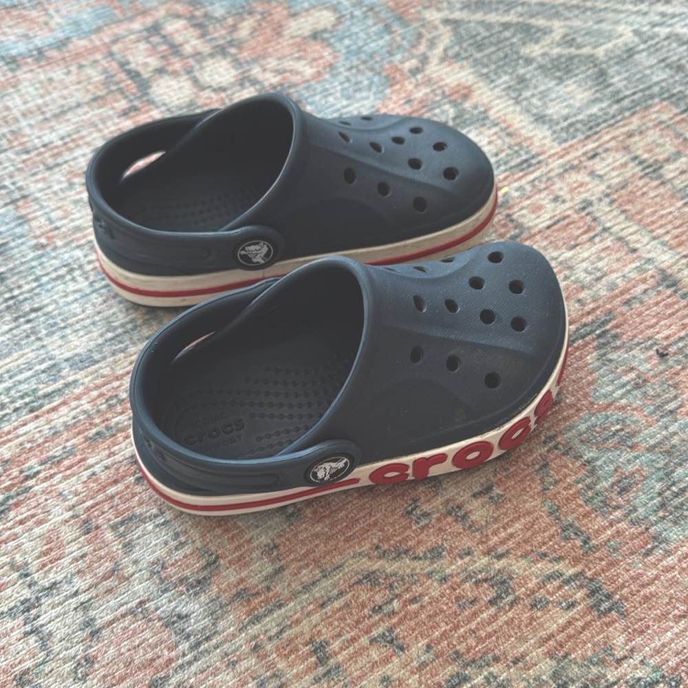 Toddler 8 - Blue Crocs